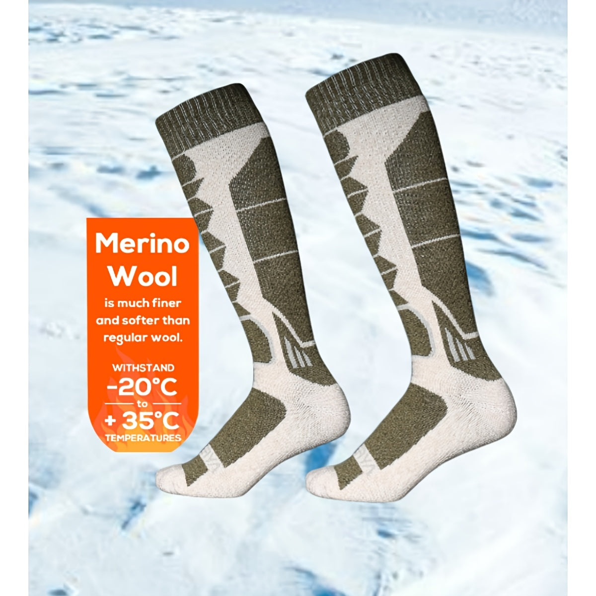 Merino Sokken voor Buitenactiviteiten – Warm en Comfortabel