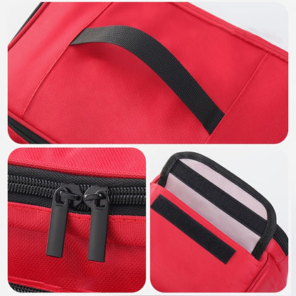 SafePack EHBO Medicijnbox – Grote Georganiseerde Medische Tas met Meerdere Vakken