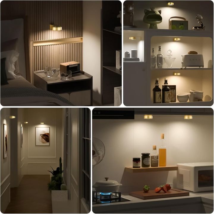 Draadloze LED Schilderijlamp Met Magnetische Bevestiging Voor Kunstwerken En Foto's