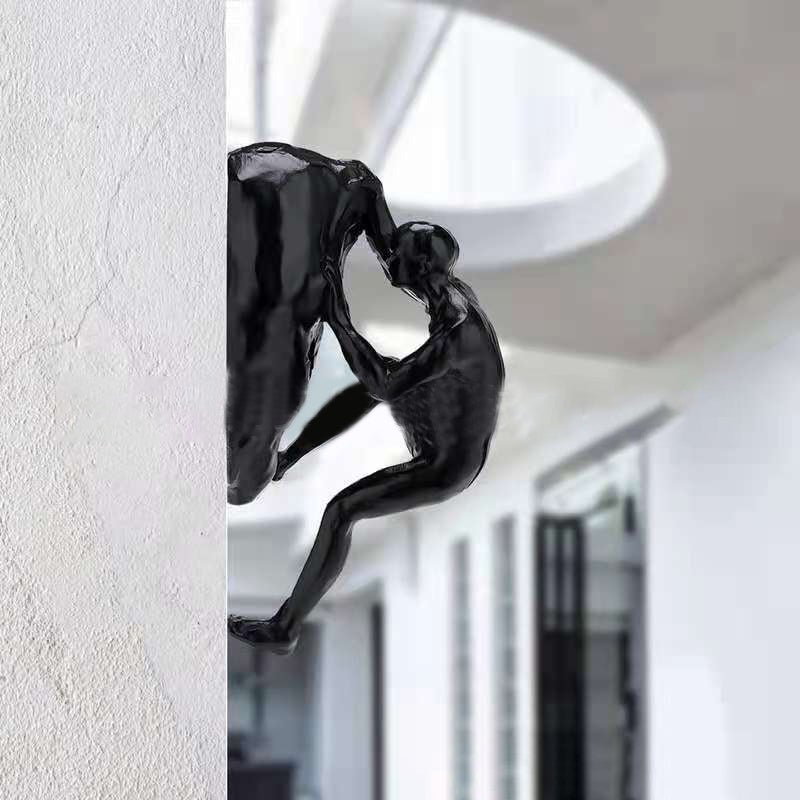 3D Klimmende Wandsculptuur Van Hars Voor Moderne En Creatieve Woondecoratie