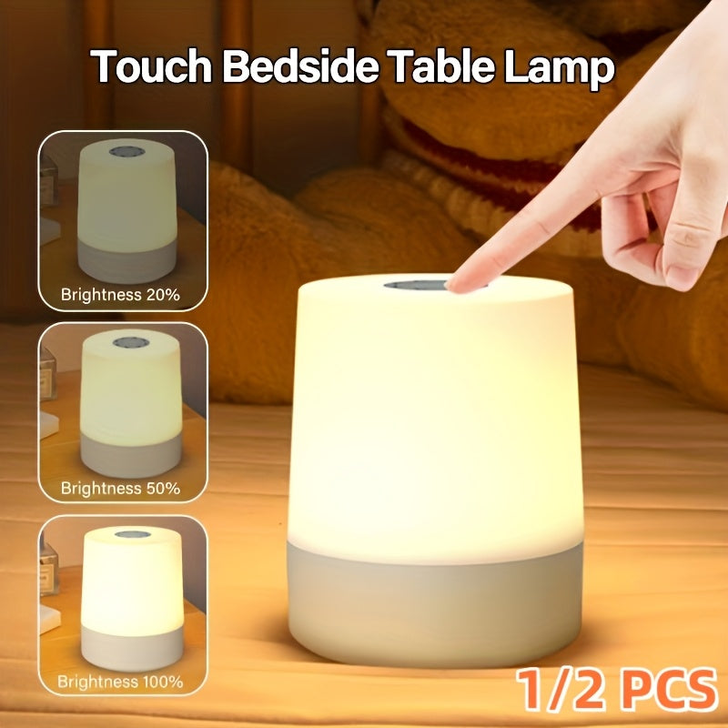 Draadloos LED Touch Nachtlampje met Dimbare Helderheid