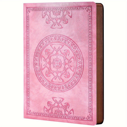 Vintage Kunstleren Dagboek – Herennotitieboek met Gerasterde Pagina’s