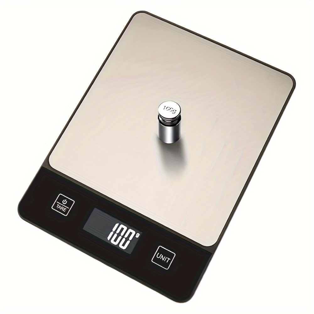 Digitale keukenweegschaal 10kg roestvrij staal met LCD-display