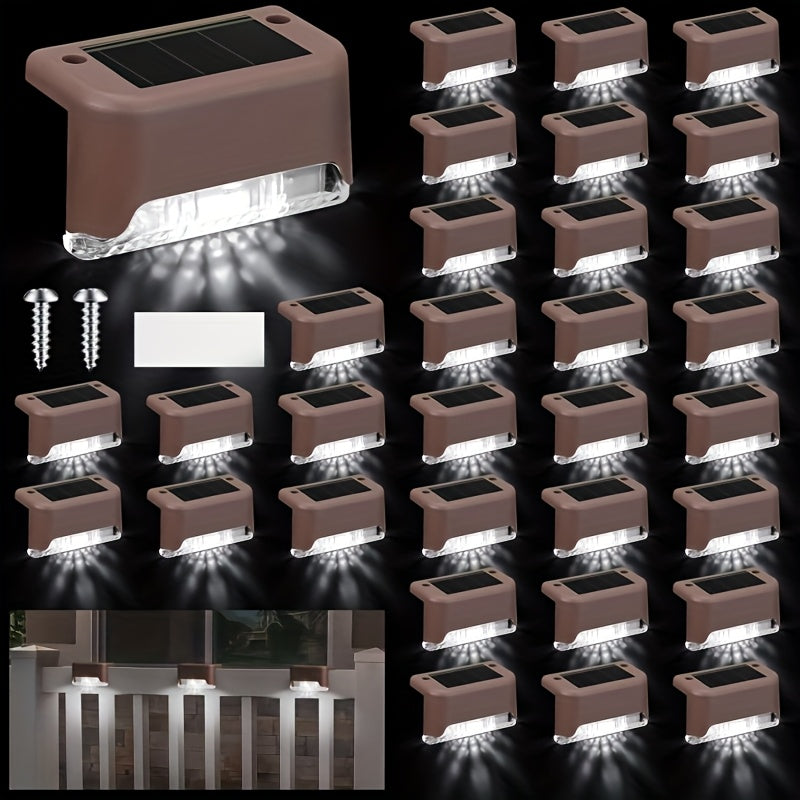 Traptredenlampen 16‑delige Set met Buitenverlichting‑functionaliteit voor Tuin & Pad
