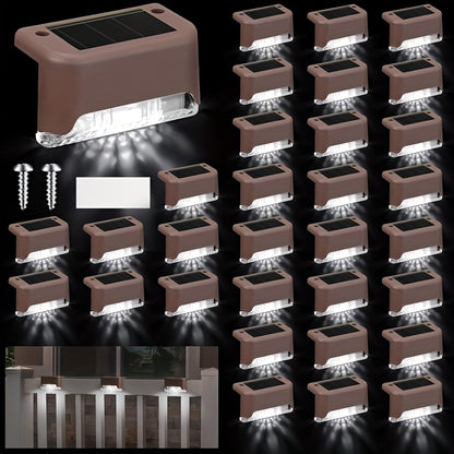 Traptredenlampen 16‑delige Set met Buitenverlichting‑functionaliteit voor Tuin & Pad