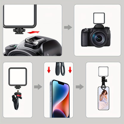 LED Clip‑Vullicht voor Fotografie en Video