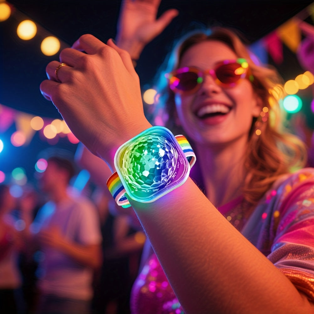 LED Strobe Nachtlamp met Kleurenmodus en Afstandsbediening