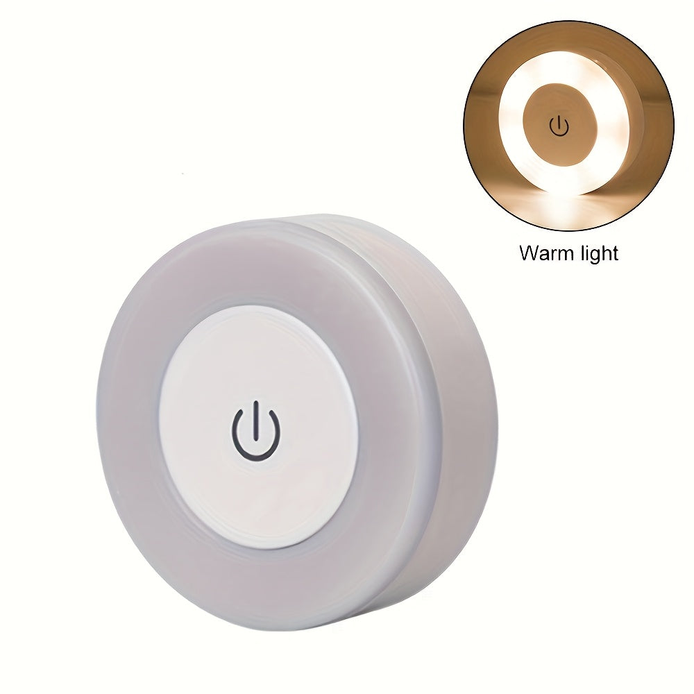 Touch LED Wandlamp – Warm/Natuurlijk Licht met USB-oplaadbare Batterij voor Sfeervolle Binnenruimtes