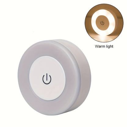 Touch LED Wandlamp – Warm/Natuurlijk Licht met USB-oplaadbare Batterij voor Sfeervolle Binnenruimtes