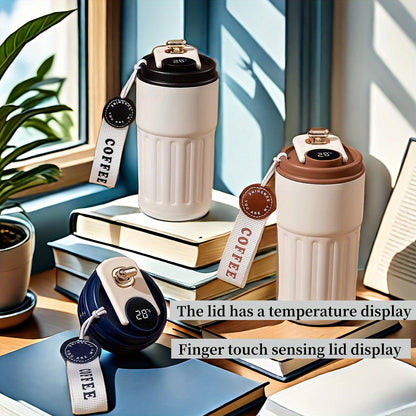 Slim Drinken – Geïsoleerde Reismok met Temperatuurdisplay & 316 RVS