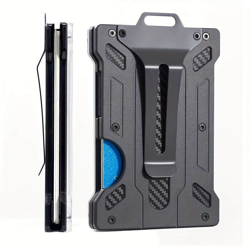 Slimme Bescherming in je Zak – Aluminium Kaarthouder met Badge & RFID-Schild