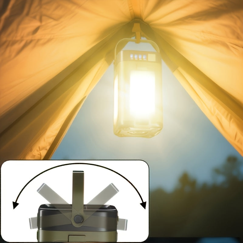 Campinglamp op Zonne-energie – Opvouwbare LED-lantaarn met 6 Lichtstanden
