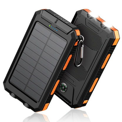 Solar Powerbank 8000mAh – Draagbare Noodstroom voor Outdoor en Reizen
