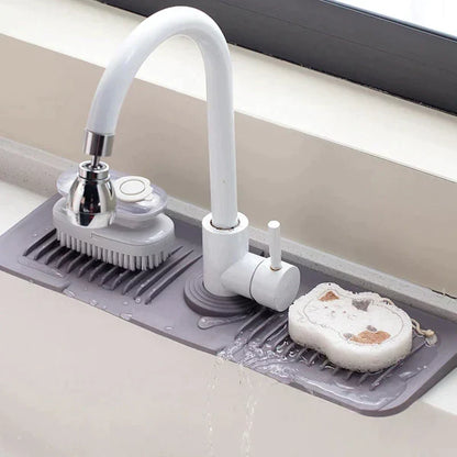 Zelfdrainerende Siliconen Kraanmat voor Keuken en Badkamer