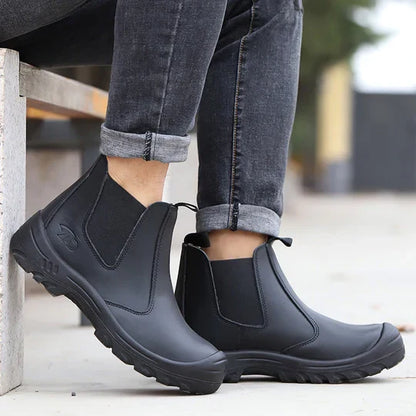 Heren Veiligheidsschoenen met Antislip Zool en Beschermende Neus