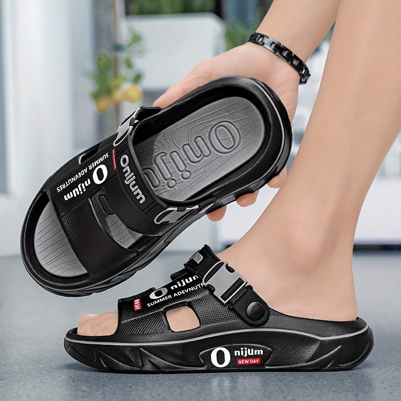 Heren Slippers – Sportieve Antislip Zomersandalen