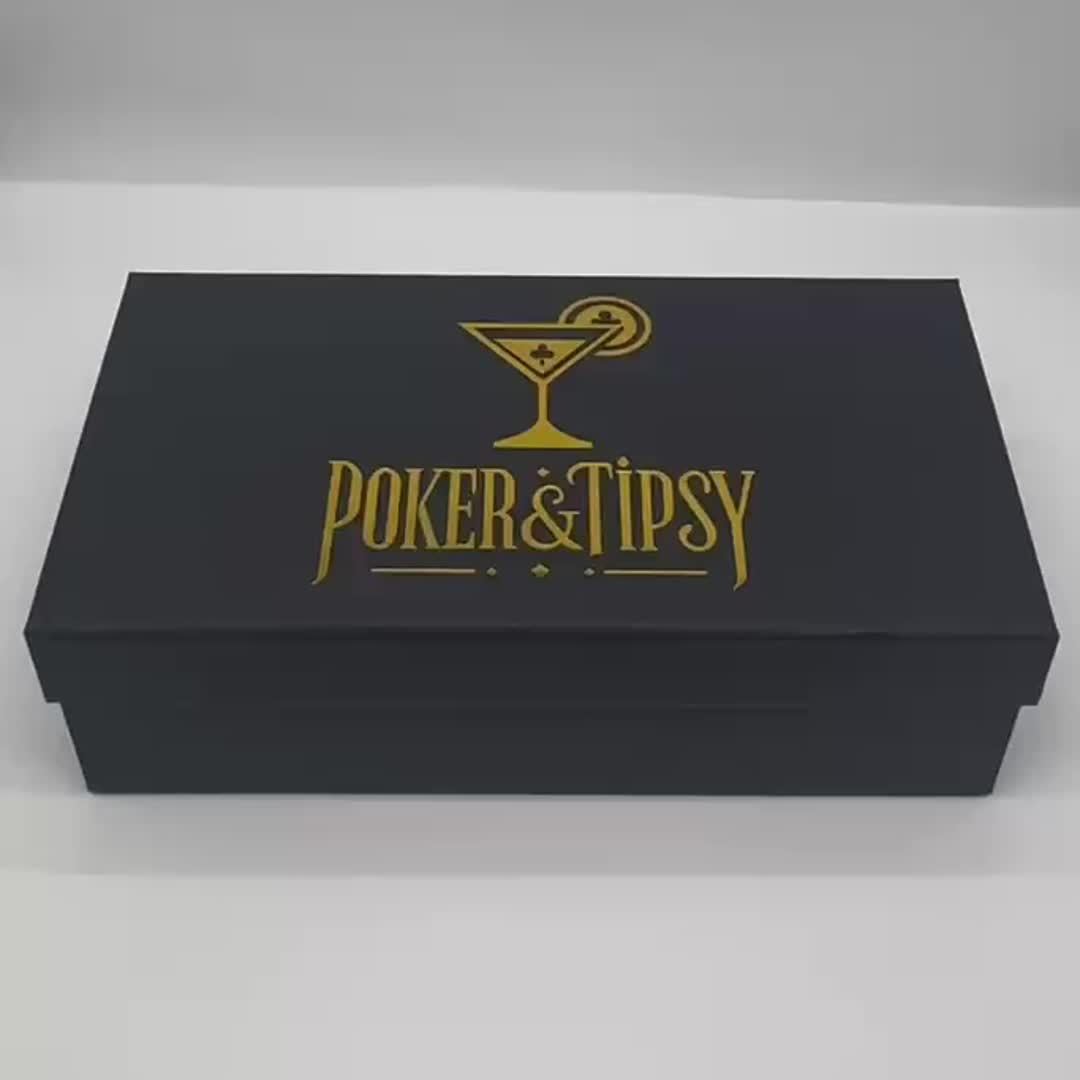 PokerPour Whiskyset – Speelse Glans voor Feestelijke Gezelligheid