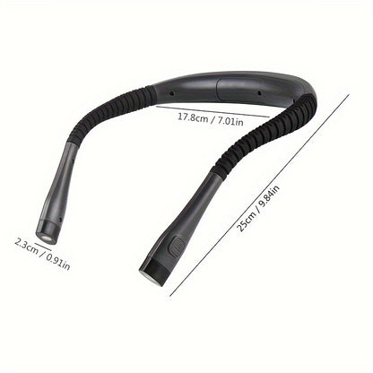 FlexBeam Neklamp – Buigbaar LED Boekenlicht met 3 Lichtkleuren en 3 Helderheidsniveaus