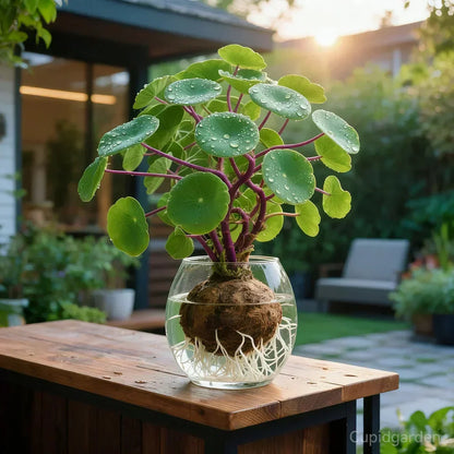 Kamerplant Met Ronde Knol Voor Onderhoudsarme Groeivorm En Sculpturale Uitstraling