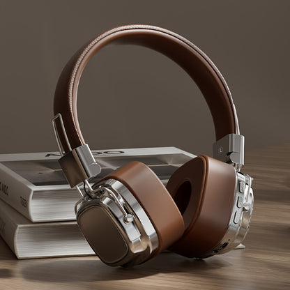 Draadloze Headset met Helder Geluid – Stijlvol Over‑Ear Ontwerp