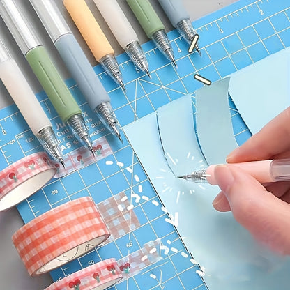 Intrekbare hobbymespennen – 4-pack precisie snijgereedschap voor creatief werk en dagelijks gebruik