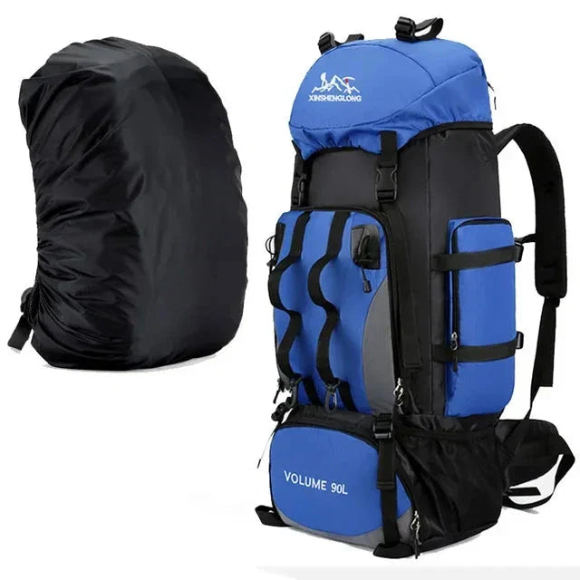 Waterdichte Wandelrugzak van 90 Liter voor Kamperen en Outdoor