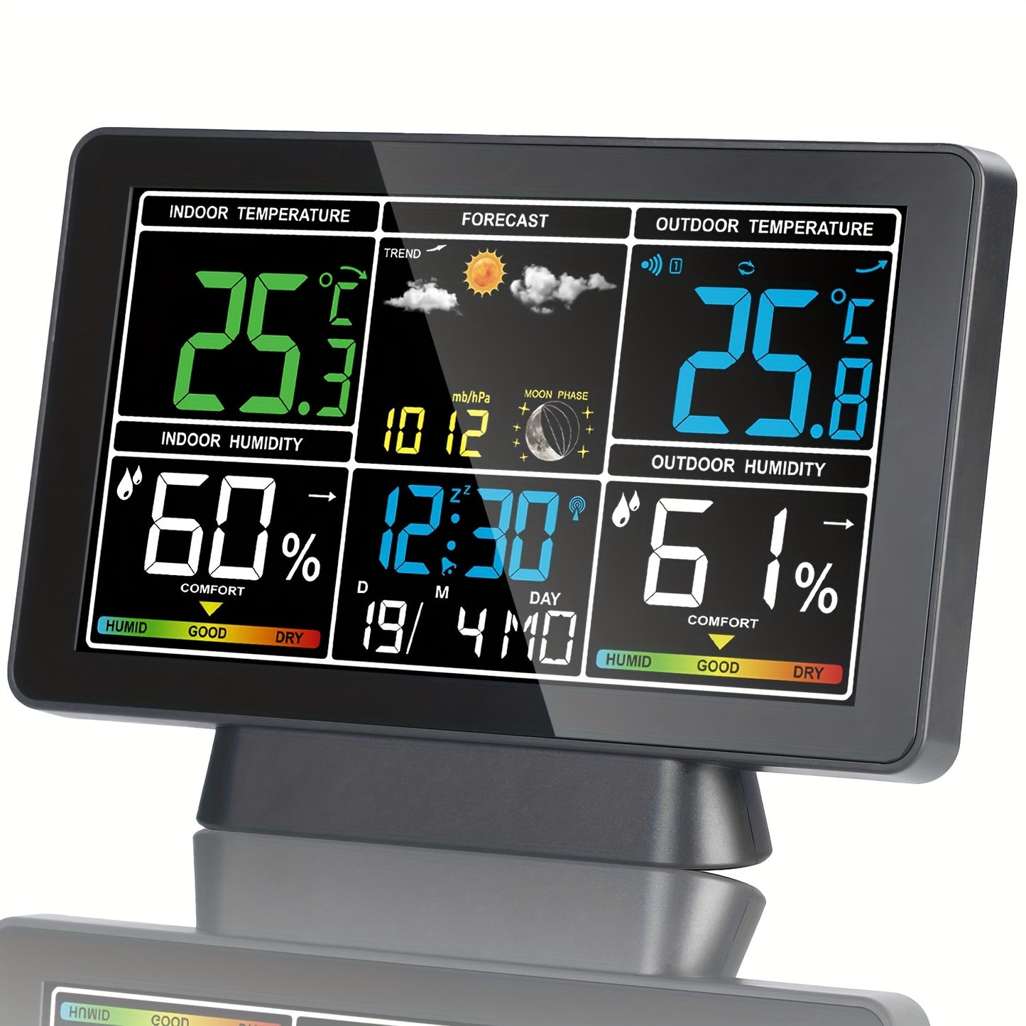 Multifunctioneel Weerstation – Groot Scherm & Draadloze Sensor