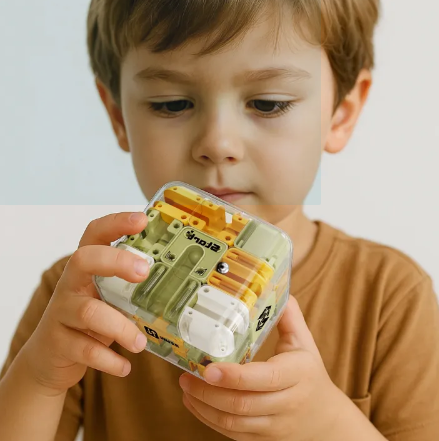 3D Labyrintkubus met Balletje voor Kinderen en Volwassenen