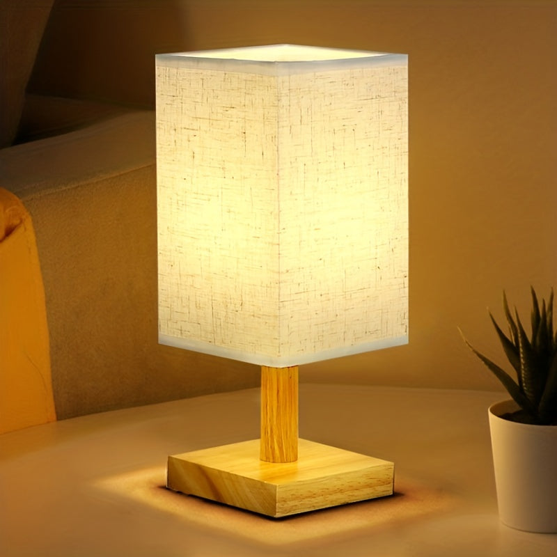 Retro Minimalistische Tafellamp met USB‑Voeding