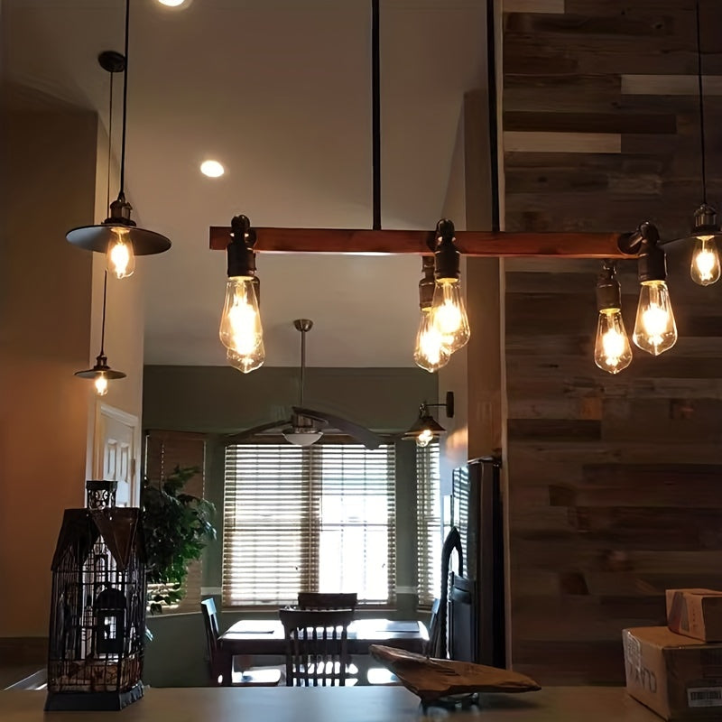 AmberGlow LED-buizen – Set van 2 Vintage Decorlampen