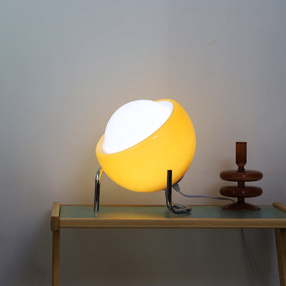 Glazen Tafellamp in Retro Bauhaus Stijl