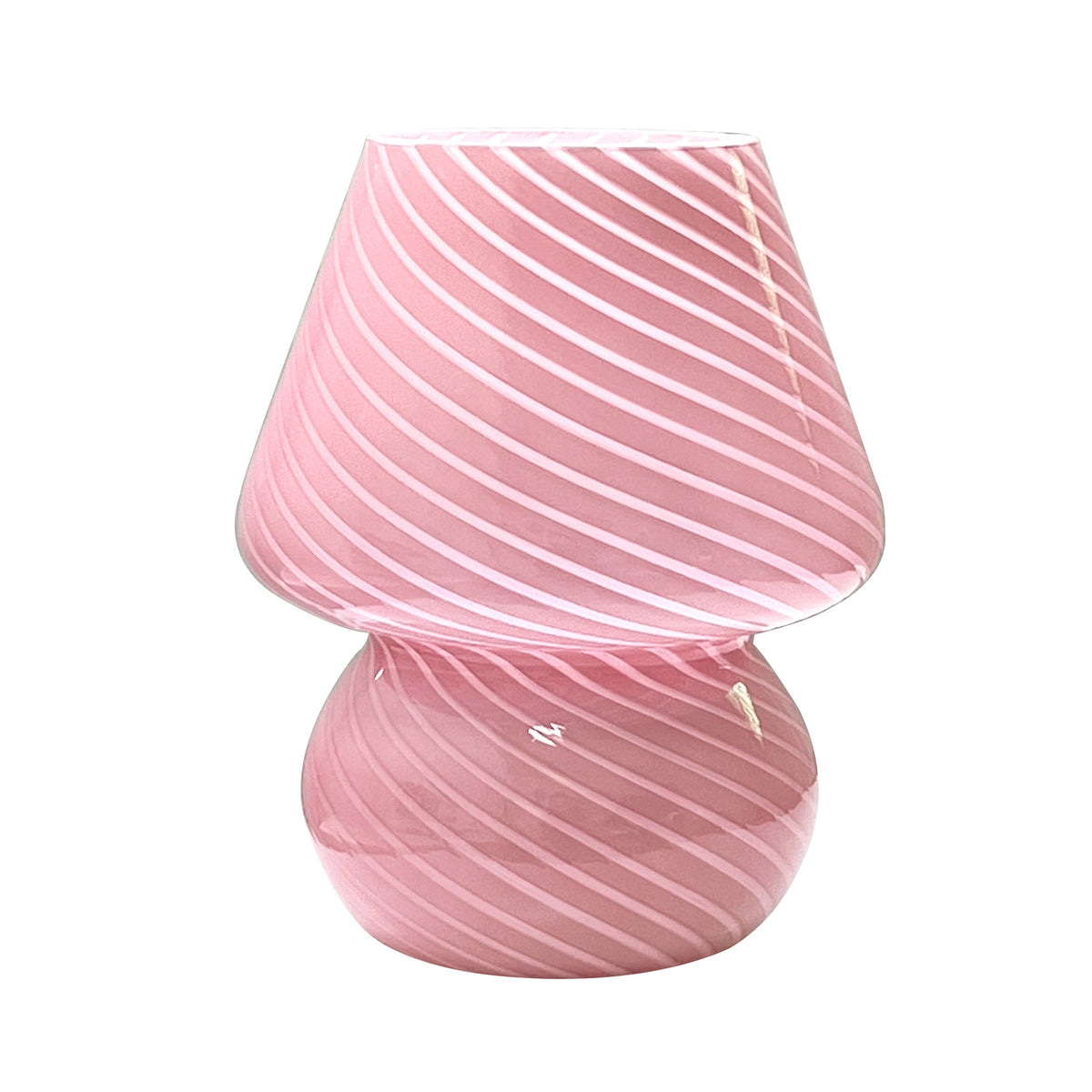 Glazen Paddenstoellamp Met Retro Vormen Voor Zachte Moderne Sfeerverlichting