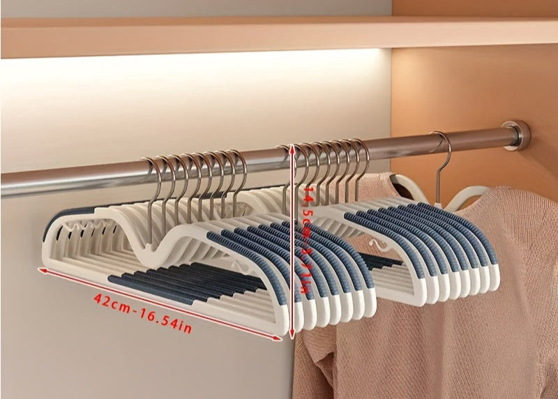 Ruimtebesparende Kledinghanger Met Draaibare Haak En Antislip Ontwerp