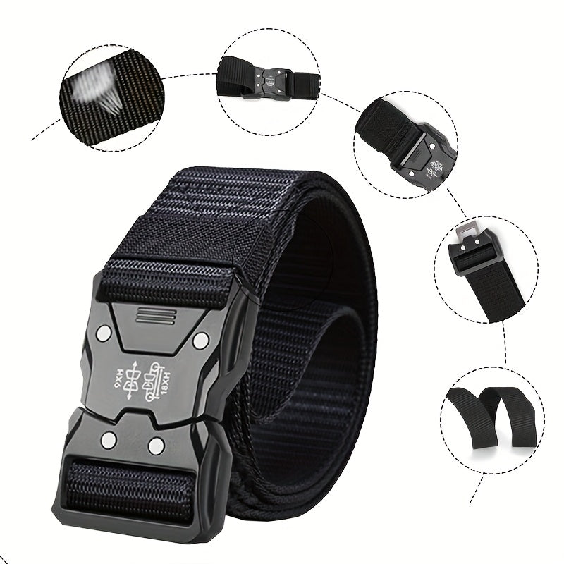 Nylon Riemenset Met Snelle Metallukking En Ademend Vlechtwerk