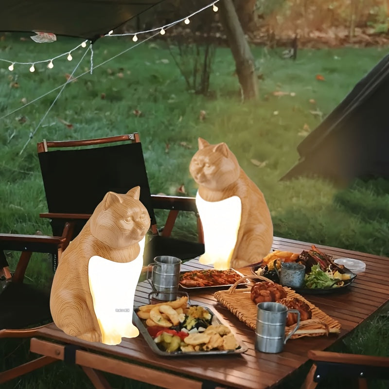 Schattig Katten Nachtlampje met Touch‑Bediening