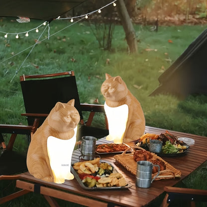Schattig Katten Nachtlampje met Touch‑Bediening