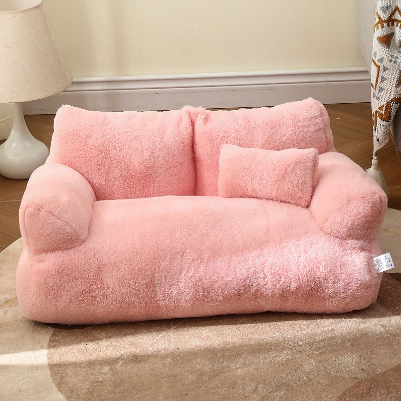 Kalmerende Huisdierensofa Met Opstaande Randen En Imitatiebont