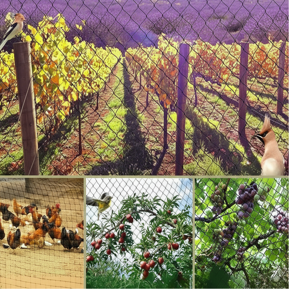 Beschermnet Voor Fruittuin Met UV Weerstand En Sterke Structuur