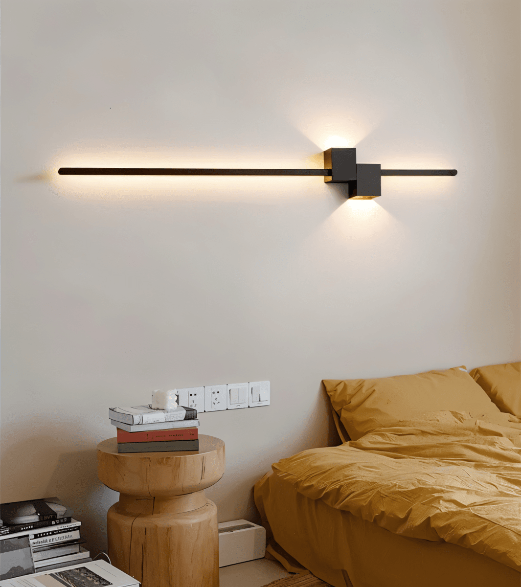 LED Wandlamp Met Minimalistisch Ontwerp En Indirecte Verlichting