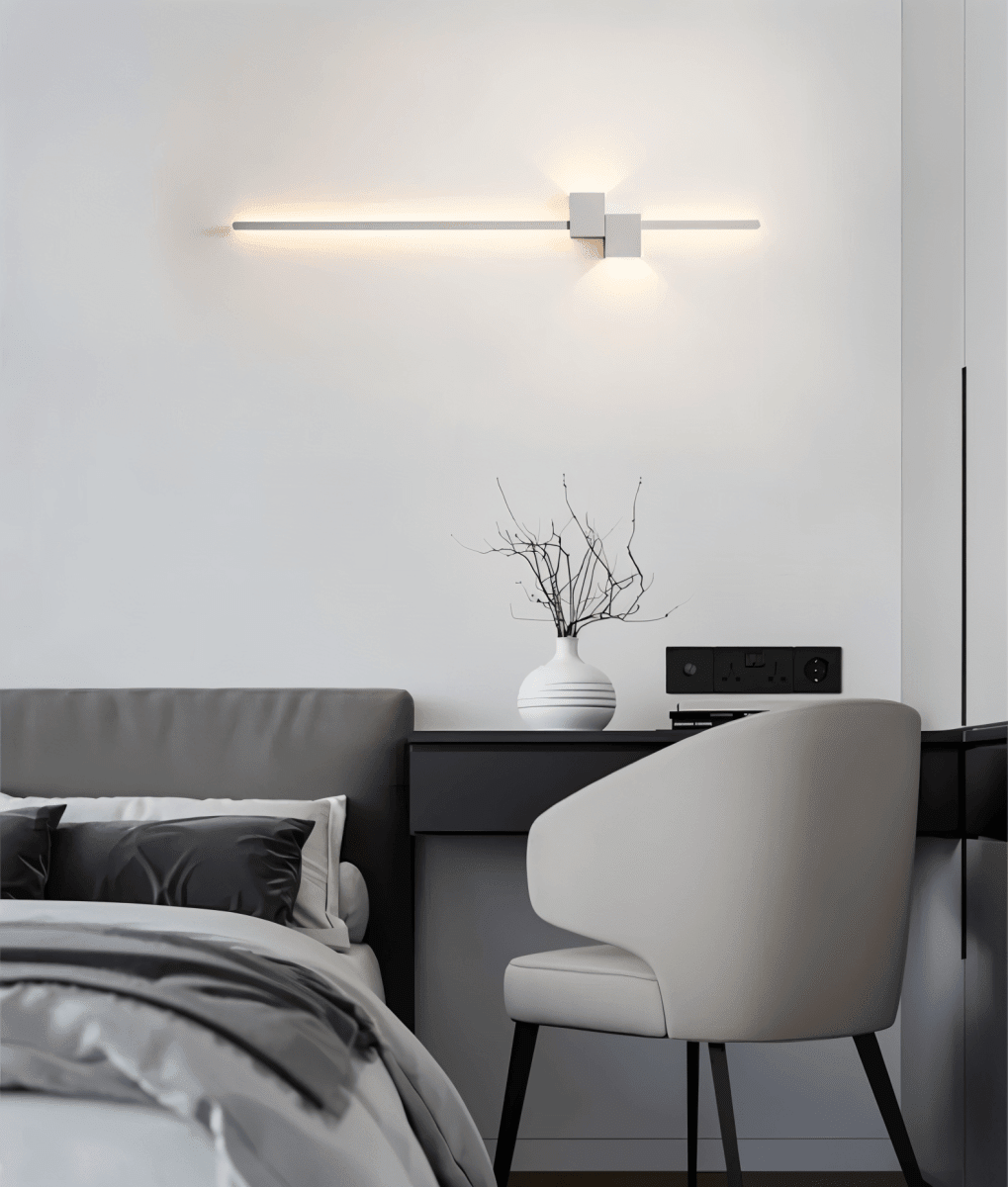 LED Wandlamp Met Minimalistisch Ontwerp En Indirecte Verlichting