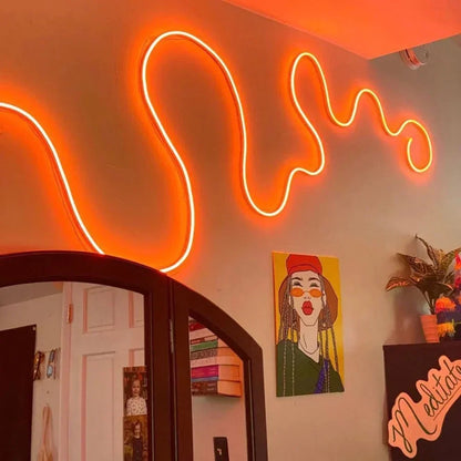 Slimme RGB LED Neonstrip met Appbediening en Muzieksynchronisatie
