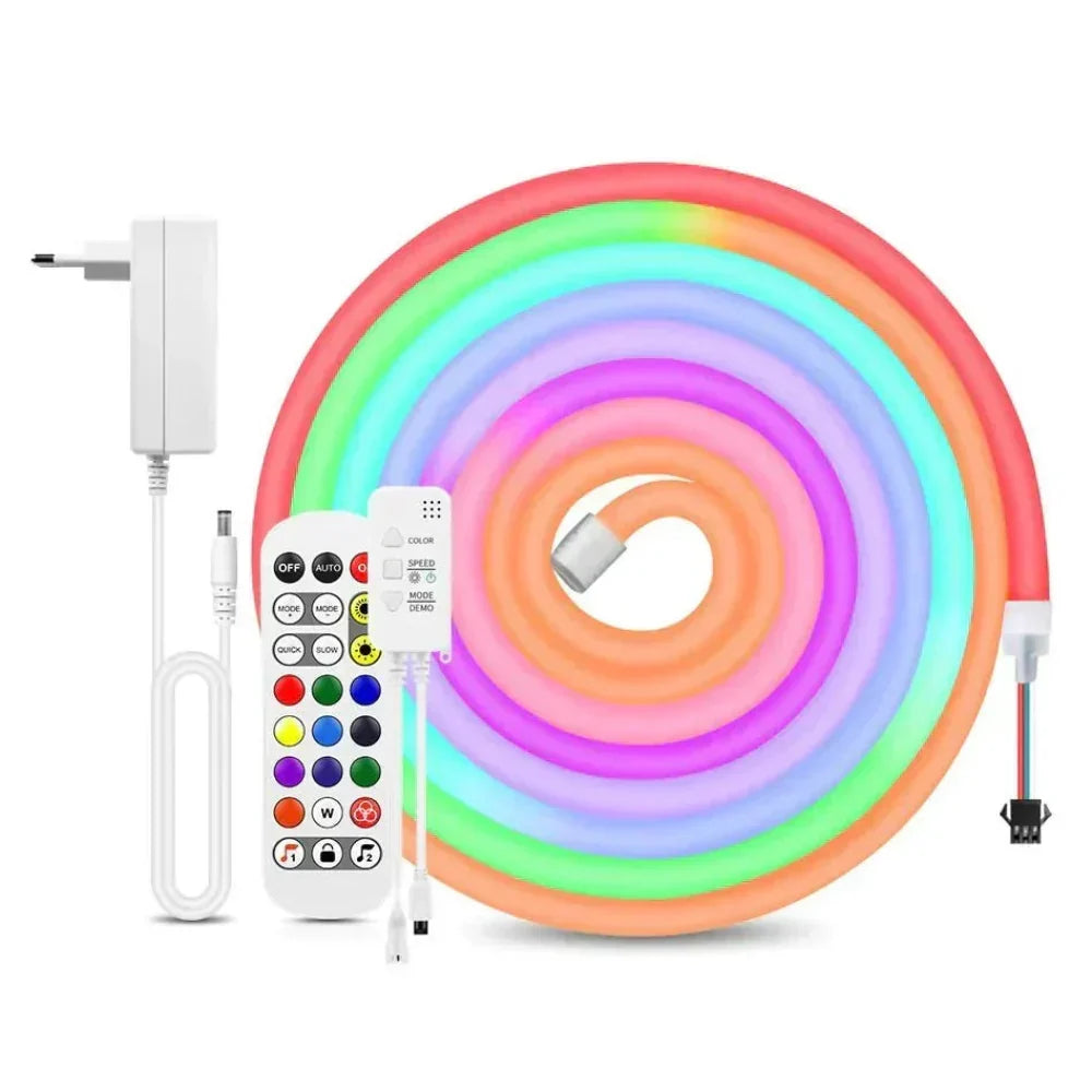 Slimme RGB LED Neonstrip met Appbediening en Muzieksynchronisatie