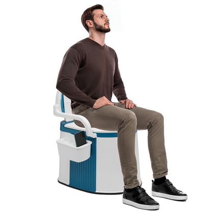 Draagbaar Toilet Met Ergonomische Steun Voor Volwassenen En Ouderen