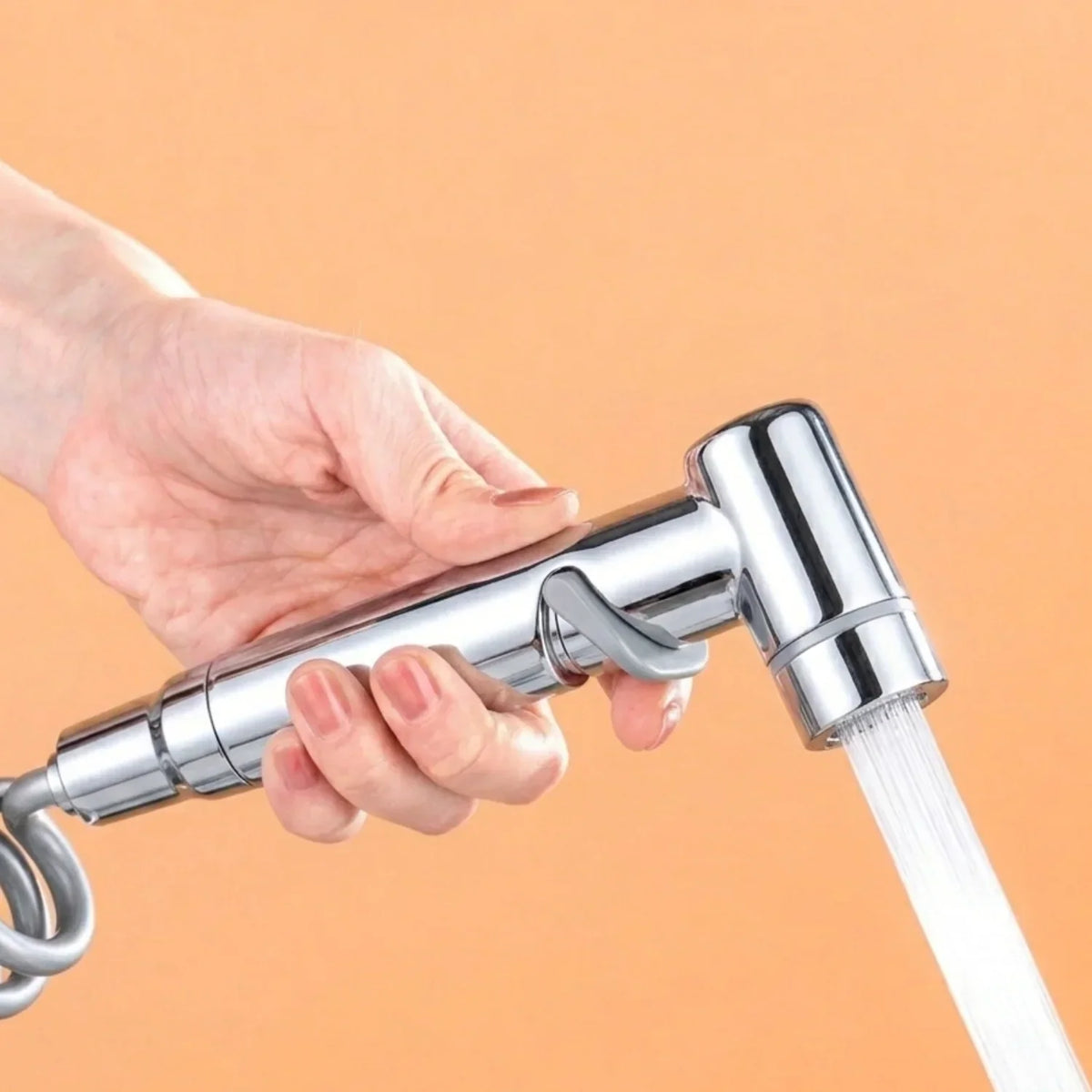 Moderne Bidetdouche met Handdouche en Dubbele Wateraansluiting