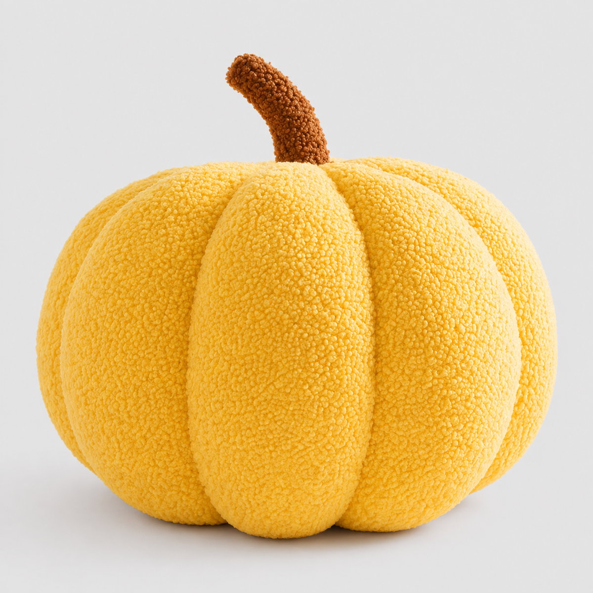 Pluchen Pompoenkussen in Drie Maten voor Herfstdecoratie