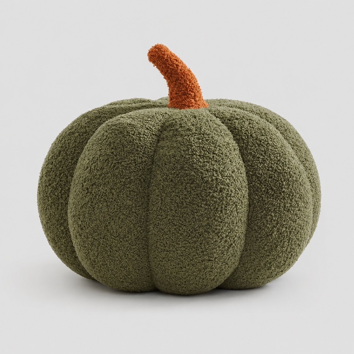 Pluchen Pompoenkussen in Drie Maten voor Herfstdecoratie