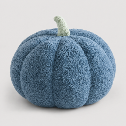 Pluchen Pompoenkussen in Drie Maten voor Herfstdecoratie