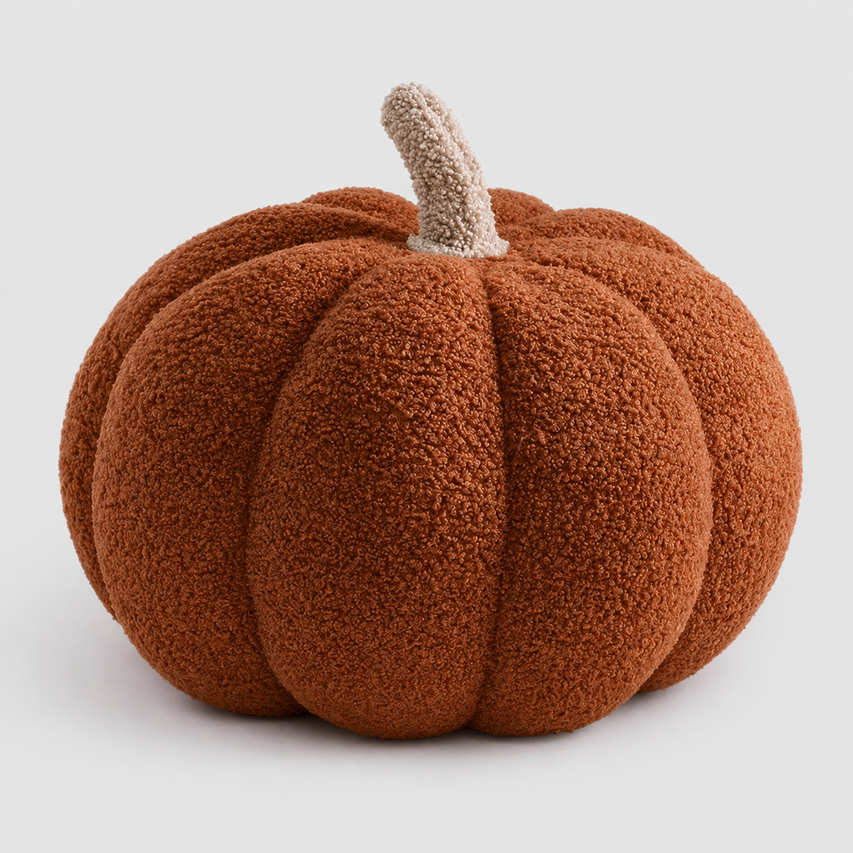 Pluchen Pompoenkussen in Drie Maten voor Herfstdecoratie