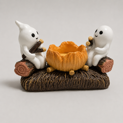 Geestvormige Kaarsenhouder van Kunsthars voor Halloween