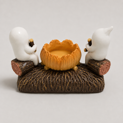 Geestvormige Kaarsenhouder van Kunsthars voor Halloween